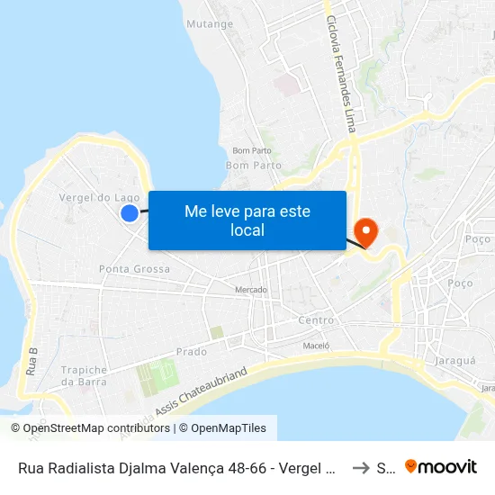 Rua Radialista Djalma Valença 48-66 - Vergel Do Lago Maceió - Al República Federativa Do Brasil to Seune map