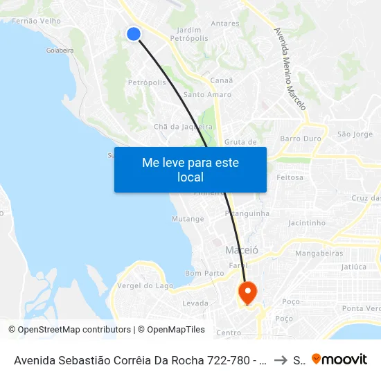 Avenida Sebastião Corrêia Da Rocha 722-780 - Tabuleiro Do Martins Maceió - Al 57061-410 República Federativa Do Brasil to Seune map