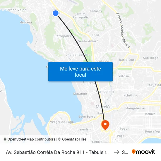 Av. Sebastião Corrêia Da Rocha 911 - Tabuleiro Do Martins Maceió - Al 57061-410 Brasil to Seune map