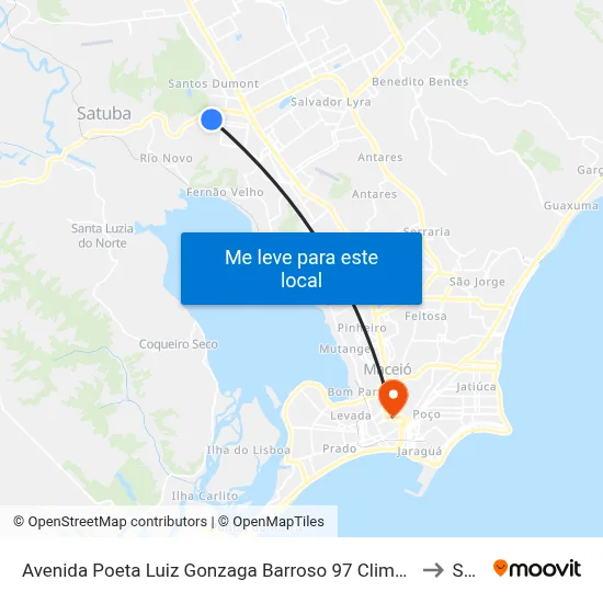 Avenida Poeta Luiz Gonzaga Barroso 97 Clima Bom Maceió - Alagoas Brasil to Seune map