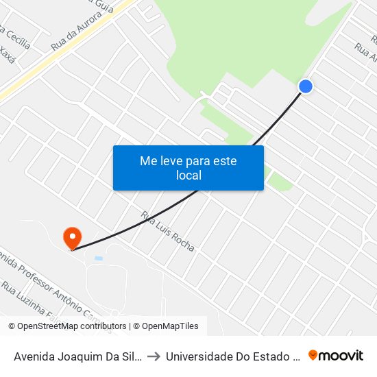 Avenida Joaquim Da Silveira Borges, 352-404 to Universidade Do Estado Do Rio Grande Do Norte map