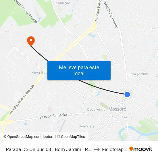 Parada De Ônibus 03 | Bom Jardim | R. Prudente De Morais to Fisioterapia 3MA map