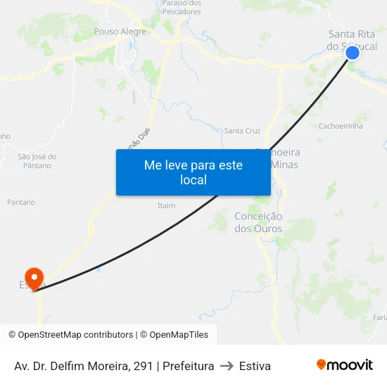Av. Dr. Delfim Moreira, 291 | Prefeitura to Estiva map