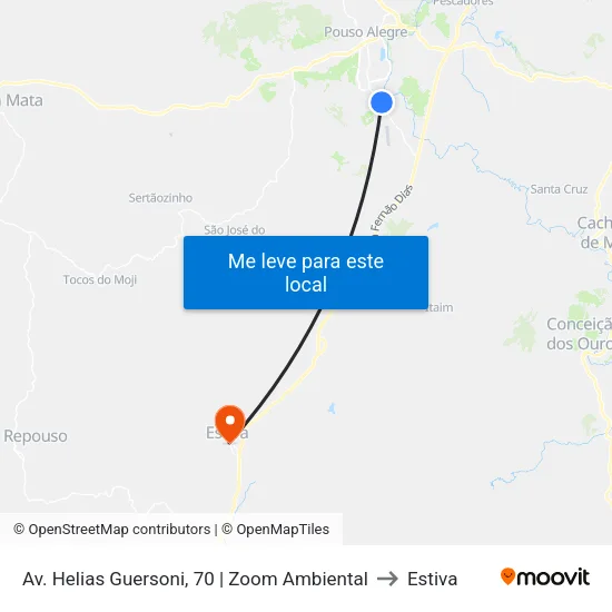 Av. Helias Guersoni, 70 | Zoom Ambiental to Estiva map