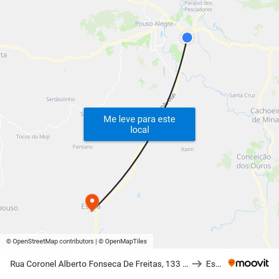 Rua Coronel Alberto Fonseca De Freitas, 133 | Lote Fechado to Estiva map