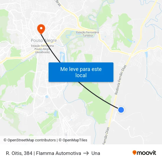 R. Oitis, 384 | Flamma Automotiva to Una map