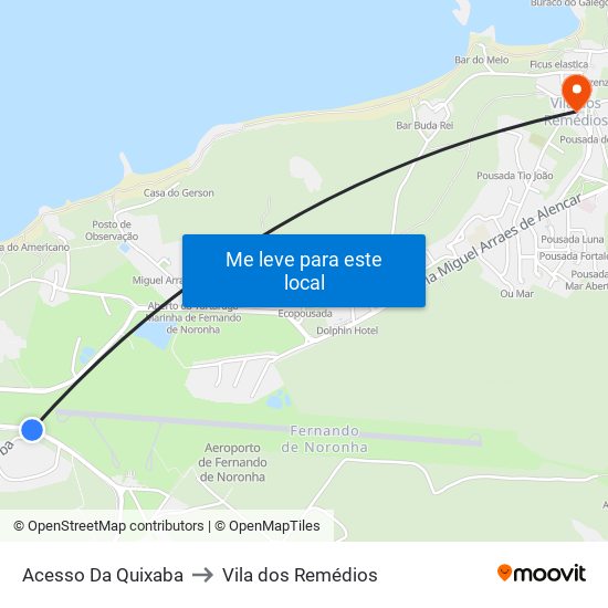 Acesso Da Quixaba to Vila dos Remédios map