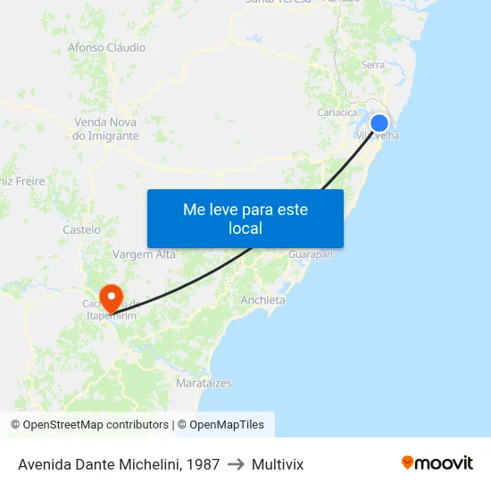 Avenida Dante Michelini, 1987 to Multivix map