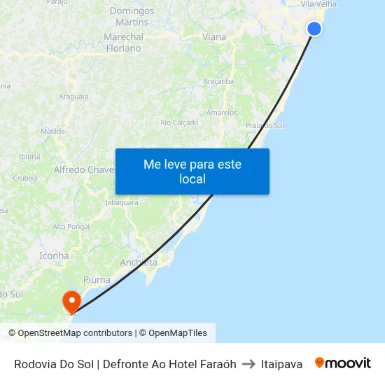 Rodovia Do Sol | Defronte Ao Hotel Faraóh to Itaipava map