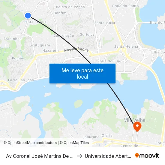 Av Coronel José Martins De Figueiredo, 38 to Universidade Aberta Do Brasil map
