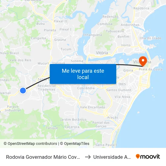 Rodovia Governador Mário Covas, 860 - Parque Industrial to Universidade Aberta Do Brasil map