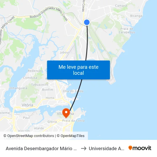 Avenida Desembargador Mário Da Silva Nunes, 5023-5265 to Universidade Aberta Do Brasil map