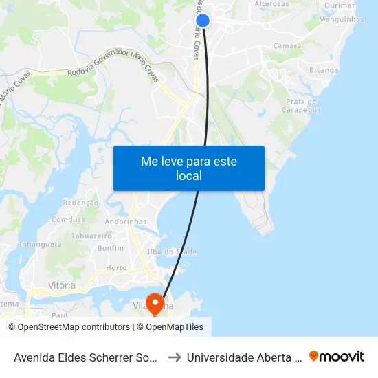 Avenida Eldes Scherrer Souza | Buritis to Universidade Aberta Do Brasil map