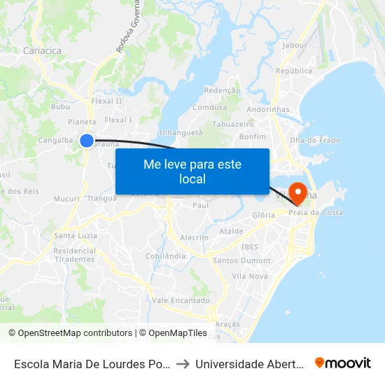 Escola Maria De Lourdes Poyares Labuto to Universidade Aberta Do Brasil map