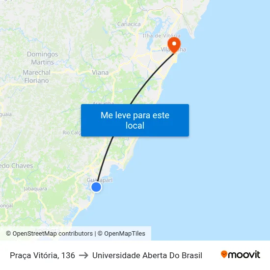 Praça Vitória, 136 to Universidade Aberta Do Brasil map