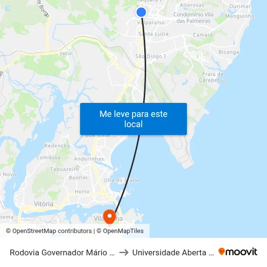 Rodovia Governador Mário Covas, 390 to Universidade Aberta Do Brasil map