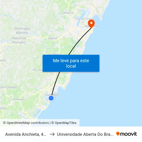 Avenida Anchieta, 412 to Universidade Aberta Do Brasil map