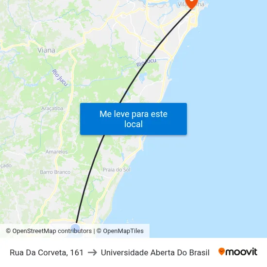 Rua Da Corveta, 161 to Universidade Aberta Do Brasil map