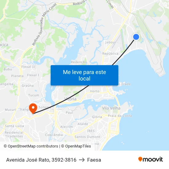 Avenida José Rato, 3592-3816 to Faesa map
