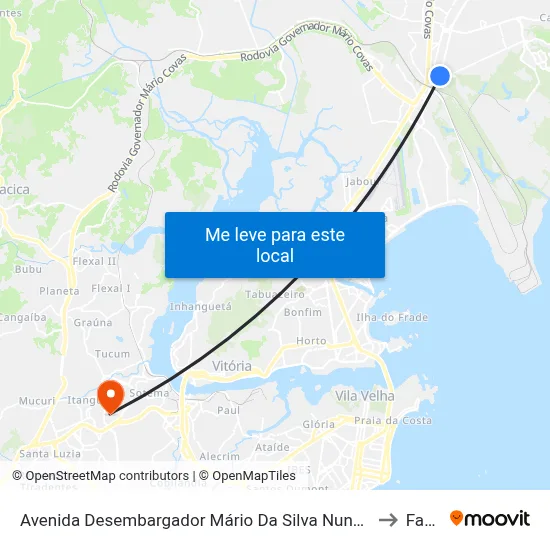 Avenida Desembargador Mário Da Silva Nunes, 5023-5265 to Faesa map