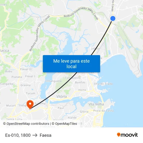 Es-010, 1800 to Faesa map