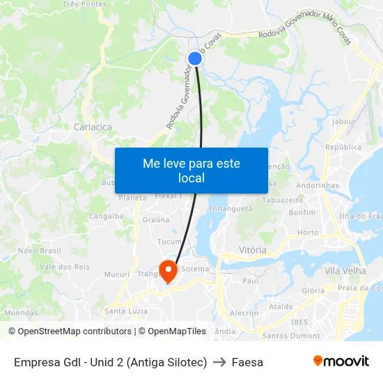 Empresa Gdl - Unid 2 (Antiga Silotec) to Faesa map