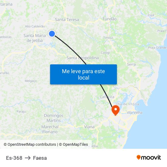 Es-368 to Faesa map