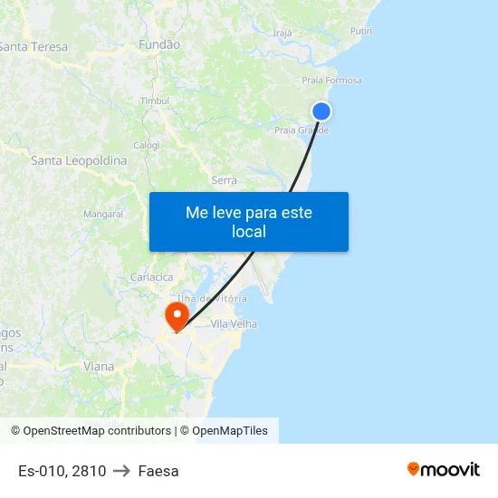 Es-010, 2810 to Faesa map