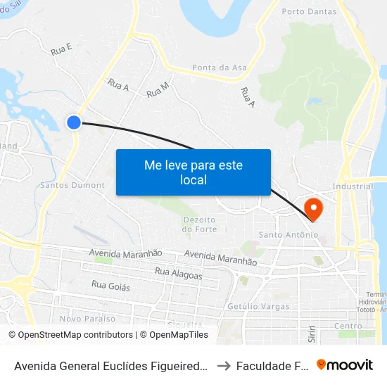 Avenida General Euclídes Figueiredo, 1800-1850 to Faculdade Fanese map