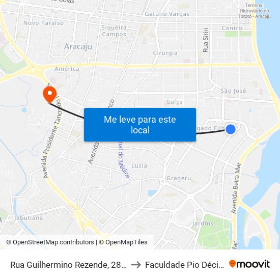 Rua Guilhermino Rezende, 28 | Largo Da Imprensa to Faculdade Pio Décimo Campus III map