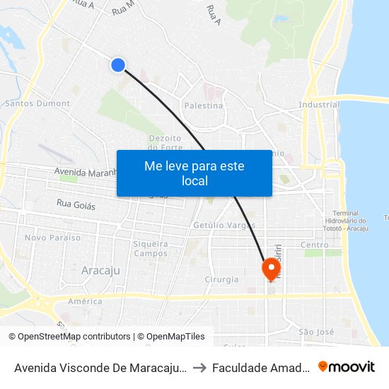 Avenida Visconde De Maracaju 781 to Faculdade Amadeus map