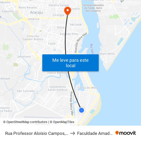 Rua Professor Aloísio Campos, 494 to Faculdade Amadeus map