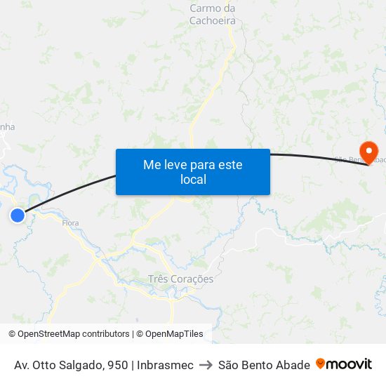 Av. Otto Salgado, 950 | Inbrasmec to São Bento Abade map