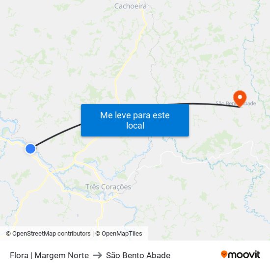 Flora | Margem Norte to São Bento Abade map