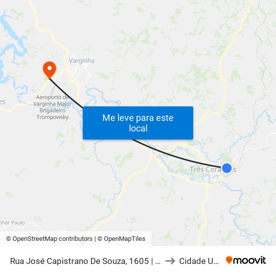 Rua José Capistrano De Souza, 1605 | Cemitério Parque Das Palmeiras to Cidade Universitária map