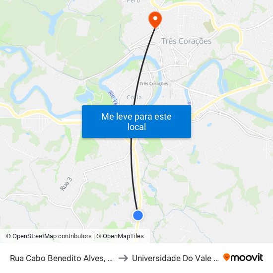 Rua Cabo Benedito Alves, 3060 | Dhi Casa to Universidade Do Vale Do Rio Verde map