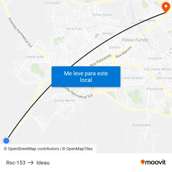 Rsc-153 to Ideau map