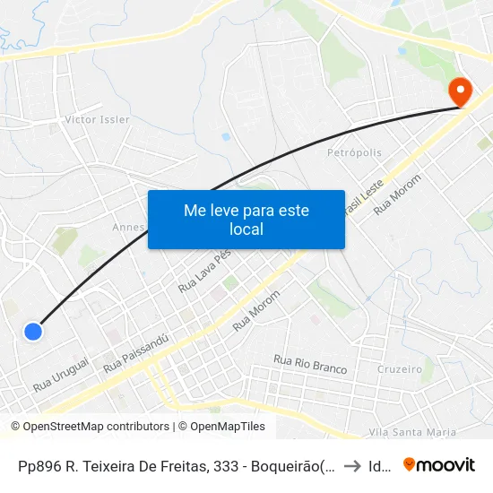 Pp896 R. Teixeira De Freitas, 333 - Boqueirão(Mercado Werlang) to Ideau map