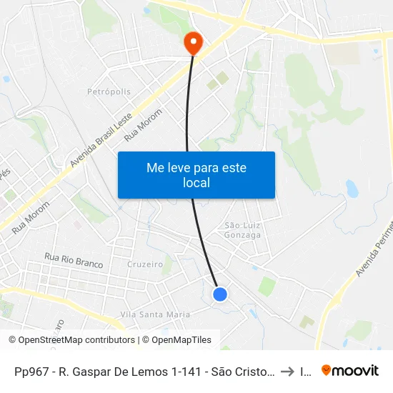 Pp967 - R. Gaspar De Lemos  1-141 - São Cristovao  Passo Fundo - Rs (Igreja Grassa De Deus) to Ideau map