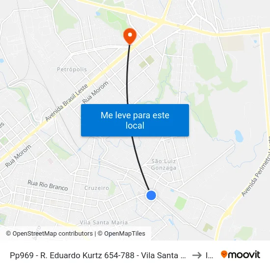 Pp969 - R. Eduardo Kurtz  654-788 - Vila Santa Maria  Passo Fundo - Rs (Em Frente N20) to Ideau map