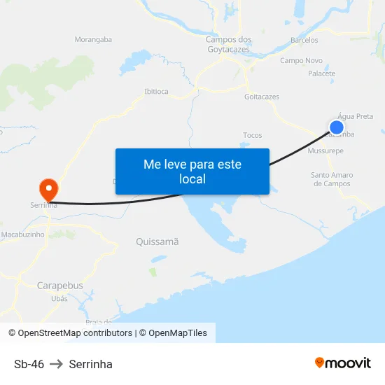 Sb-46 to Serrinha map