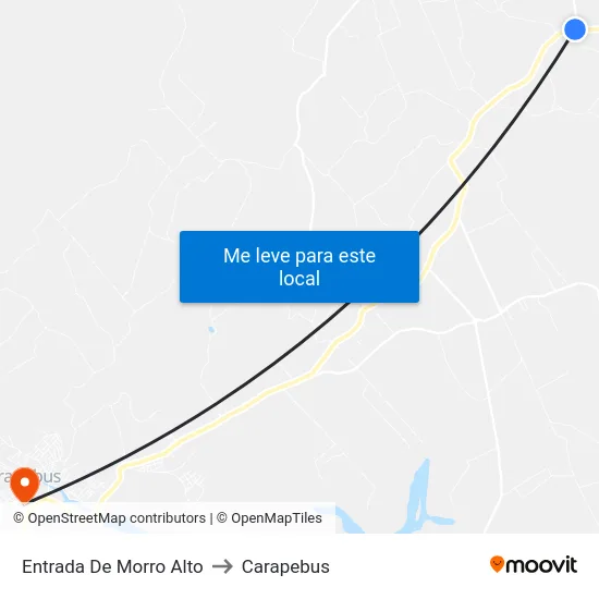 Entrada De Morro Alto to Carapebus map