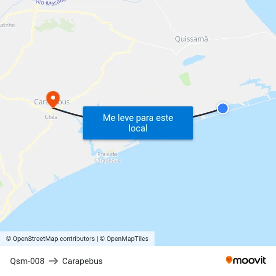 Qsm-008 to Carapebus map