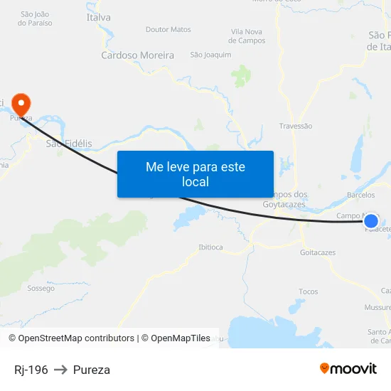 Rj-196 to Pureza map