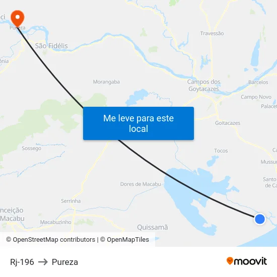 Rj-196 to Pureza map