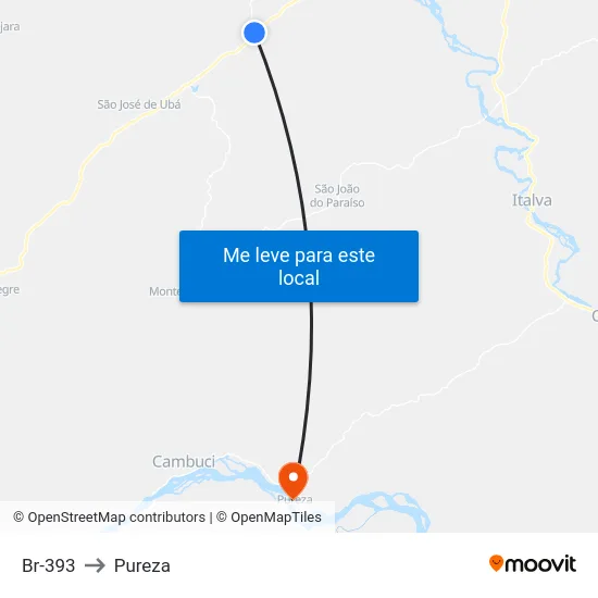 Br-393 to Pureza map