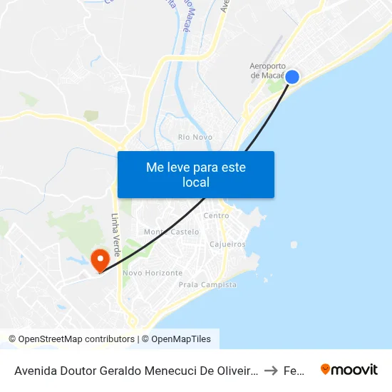 Avenida Doutor Geraldo Menecuci De Oliveira Próximo Ao 136 to Femass map