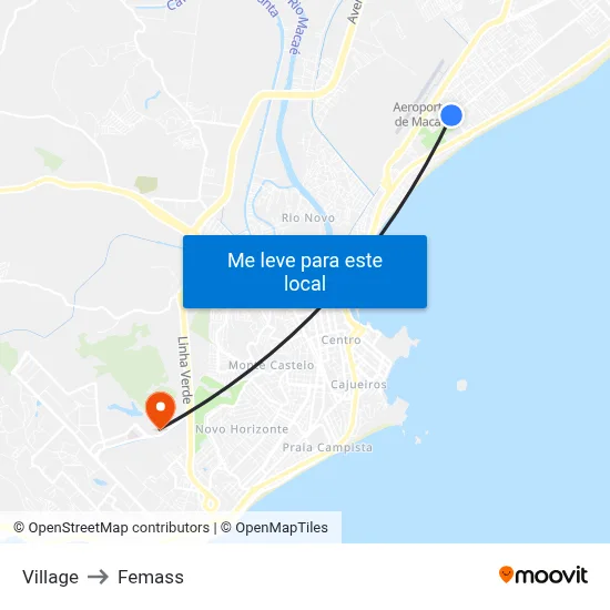 Village to Femass map