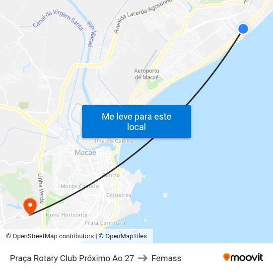 Praça Rotary Club Próximo Ao 27 to Femass map