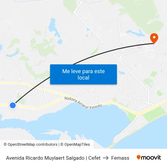 Avenida Ricardo Muylaert Salgado | Cefet to Femass map